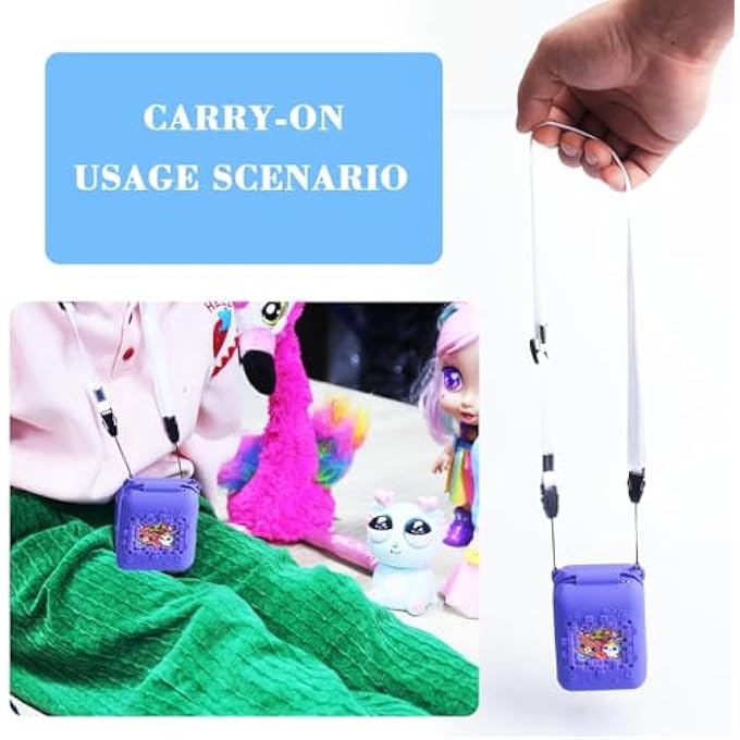 rayihni INTERACTIVE TOY DIGITAL PET CASE FOR BITZEE - SILICONE COVER AND STORAGE HOLDER FOR ELECTRONIC GADGETS, VIRTUAL PETS - Image 4